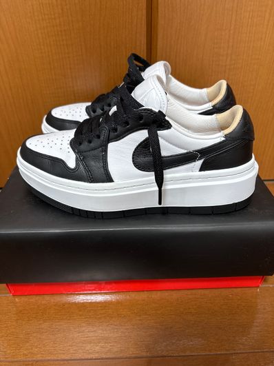 Nike Women's Air Jordan 1 Low Elevate "White/Black"