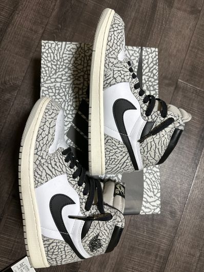 Nike Air Jordan 1 High OG "White Cement/Safari"