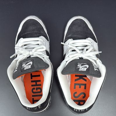 TIGHTBOOTH × Nike SB Dunk Low Pro QS "Black and White"