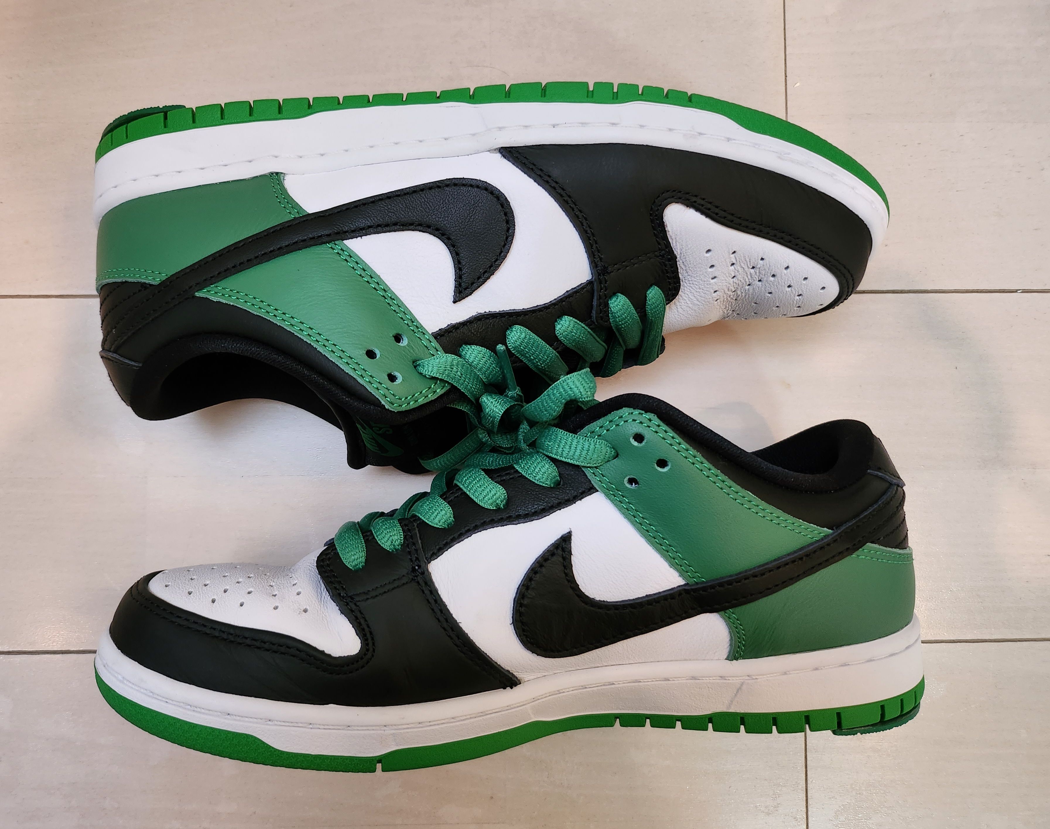 Nike SB Dunk Low Pro "Black and Classic Green"