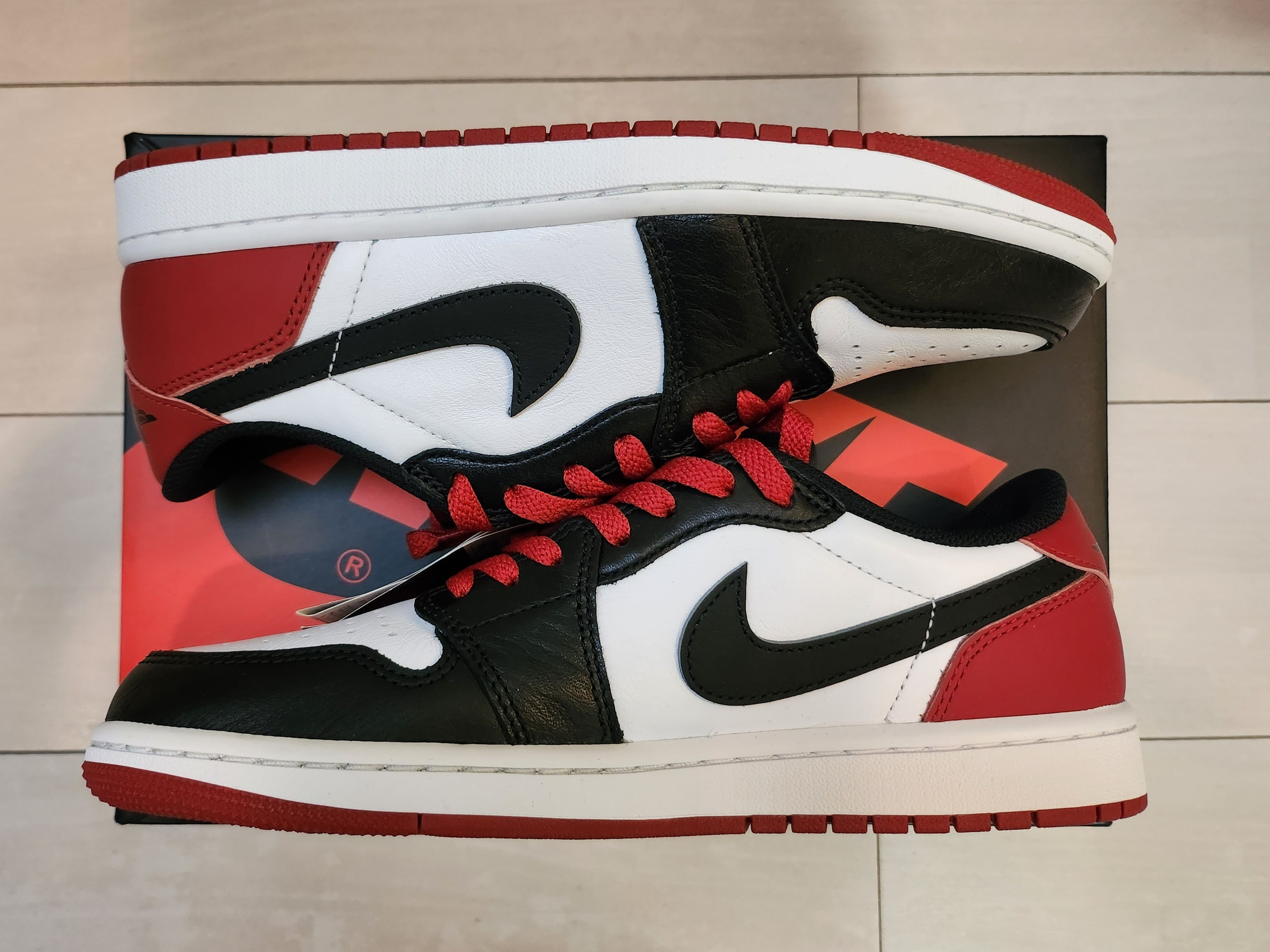 Nike Air Jordan 1 Retro Low OG "Black Toe"