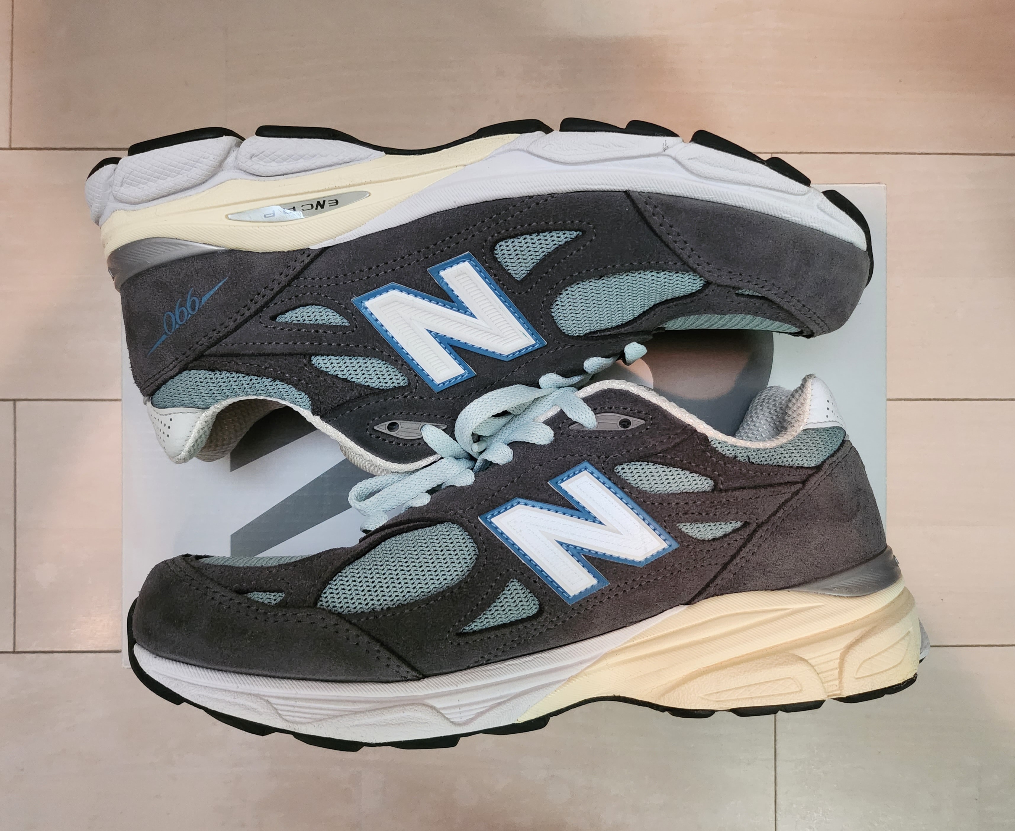 KITH × New Balance 990V3 "Steel Blue"