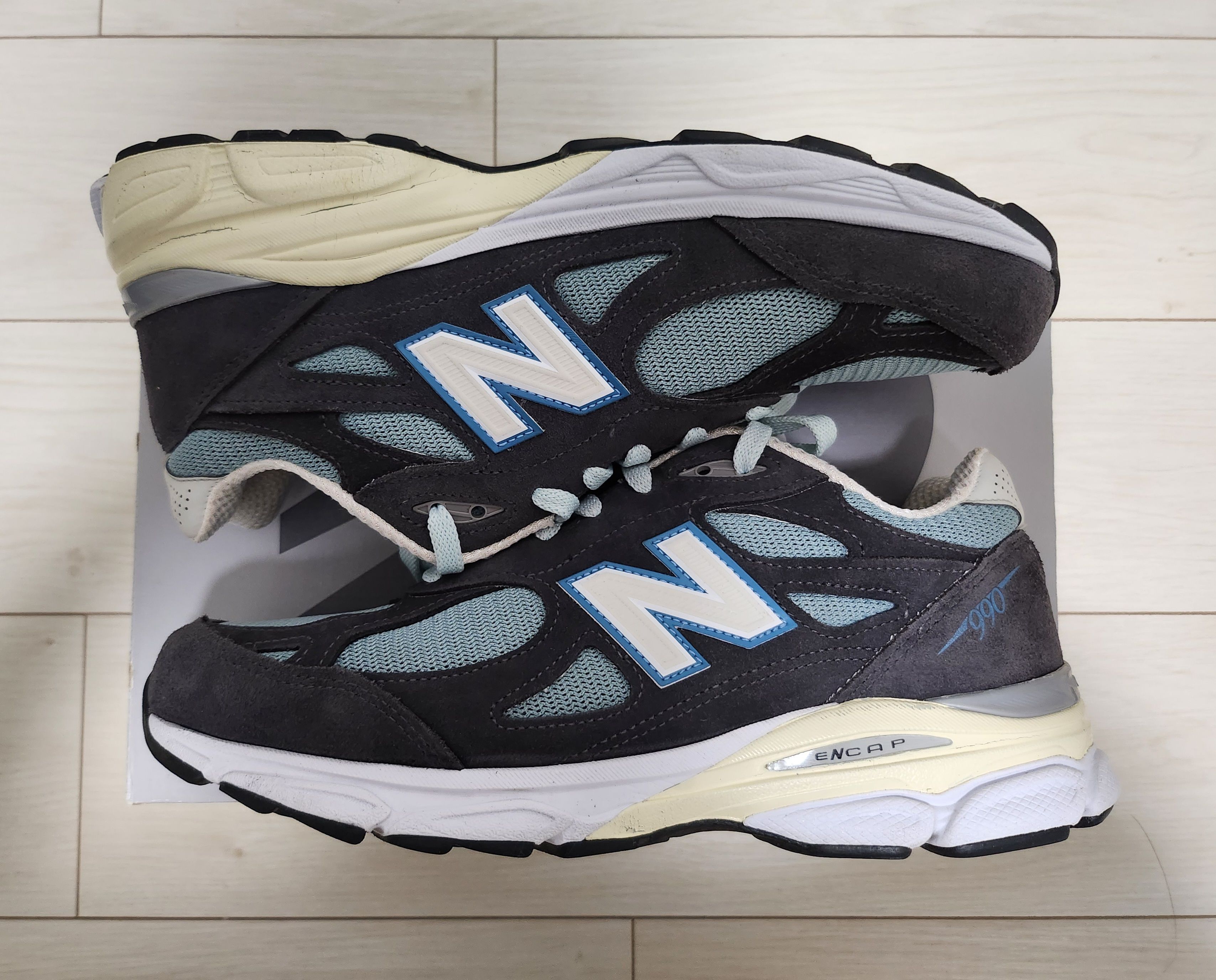 KITH × New Balance 990V3 "Steel Blue"