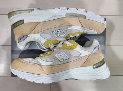 Paperboy × New Balance 992 "Fried Egg"