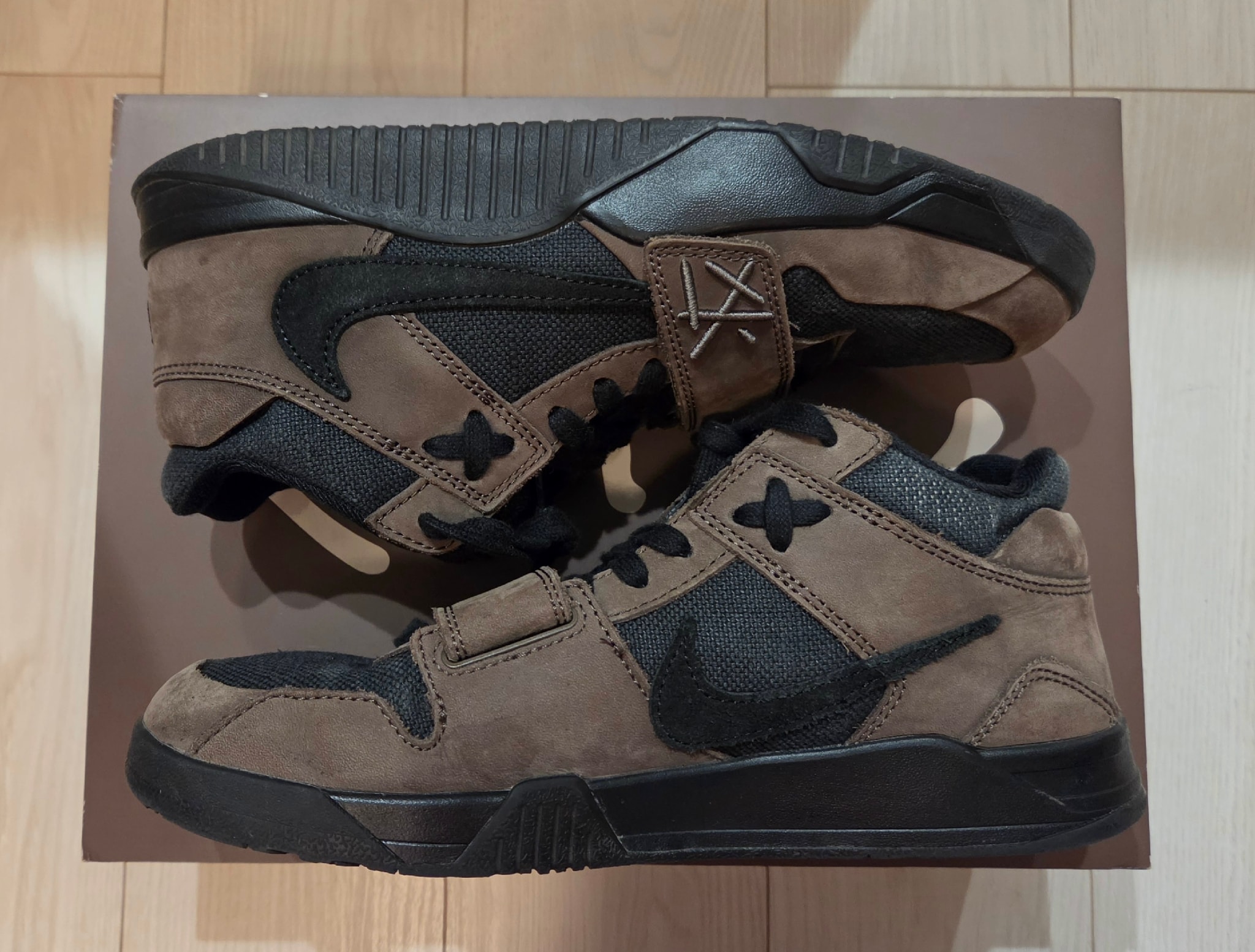 Travis Scott × Nike Jordan Jumpman Jack TR CJ1 T-Rexx "Black and Dark Mocha"