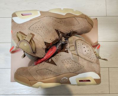Travis Scott × Nike Air Jordan 6 "British Khaki"