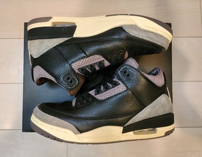 A Ma Maniere × Nike Women's Air Jordan 3 Retro OG SP "Black and Flat Pewter/WYWS"