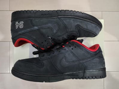 Supreme × Nike SB Dunk Low "Black" (25FW Week2)