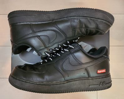 Supreme × Nike Air Force 1 Low "Black"