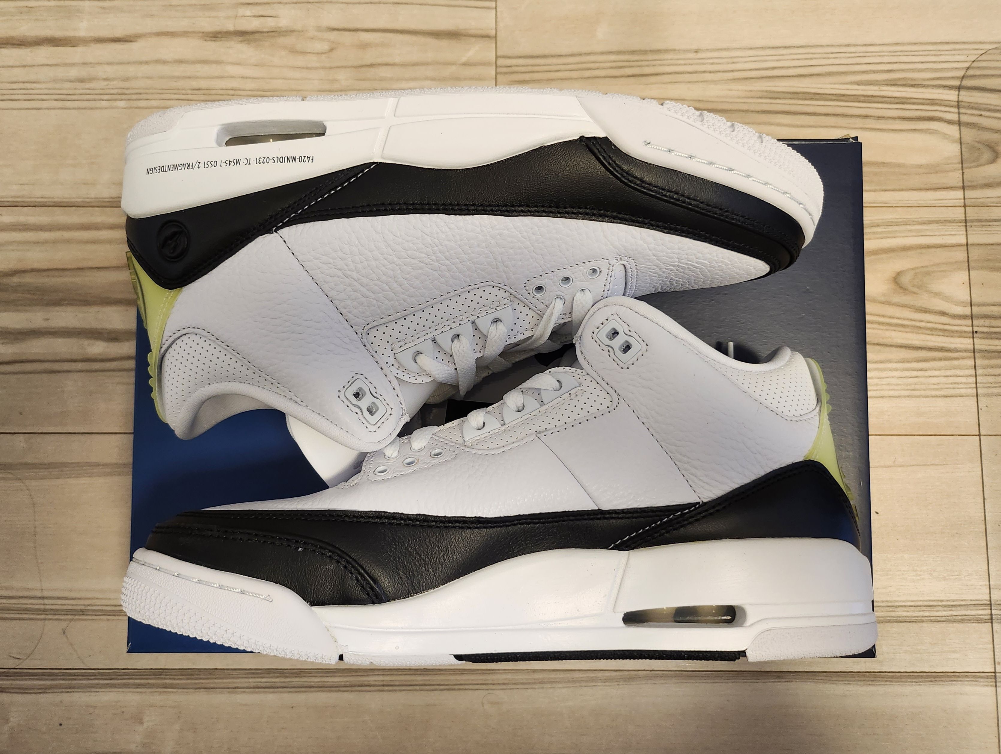 Fragment × Nike Air Jordan 3 "White/Black"