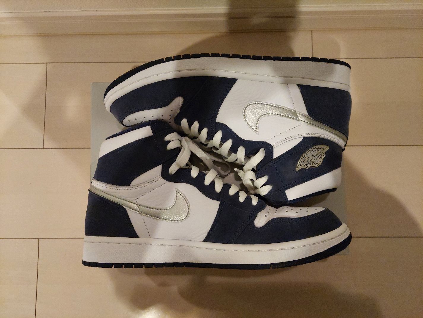 Nike Air Jordan 1 High OG CO.JP "White/Midnight Navy" (2020)(ブリーフケースなし)