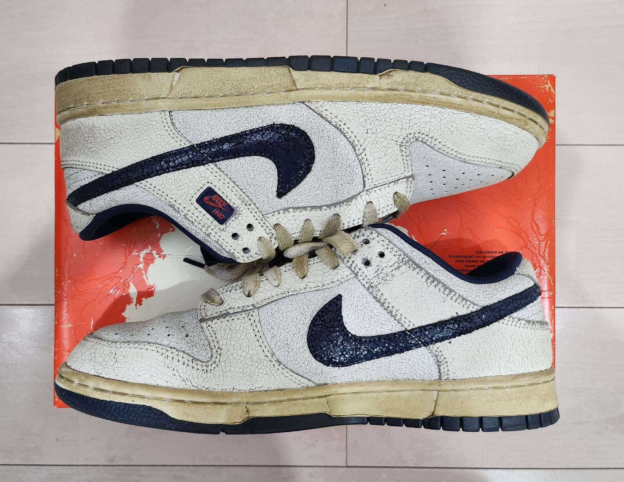 Stranger Things × Nike Dunk Low "Phantom/Midnight Navy"