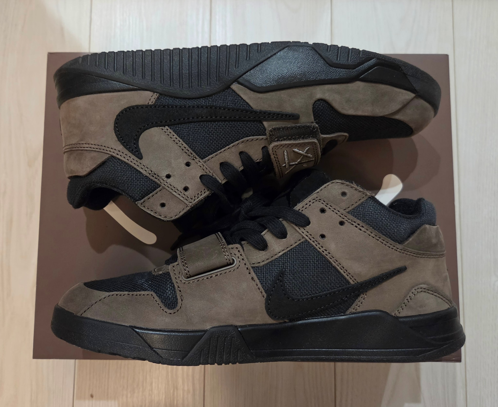 Travis Scott × Nike Jordan Jumpman Jack TR CJ1 T-Rexx "Black and Dark Mocha"