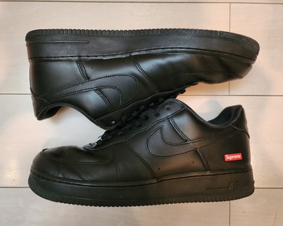 Supreme × Nike Air Force 1 Low "Black"
