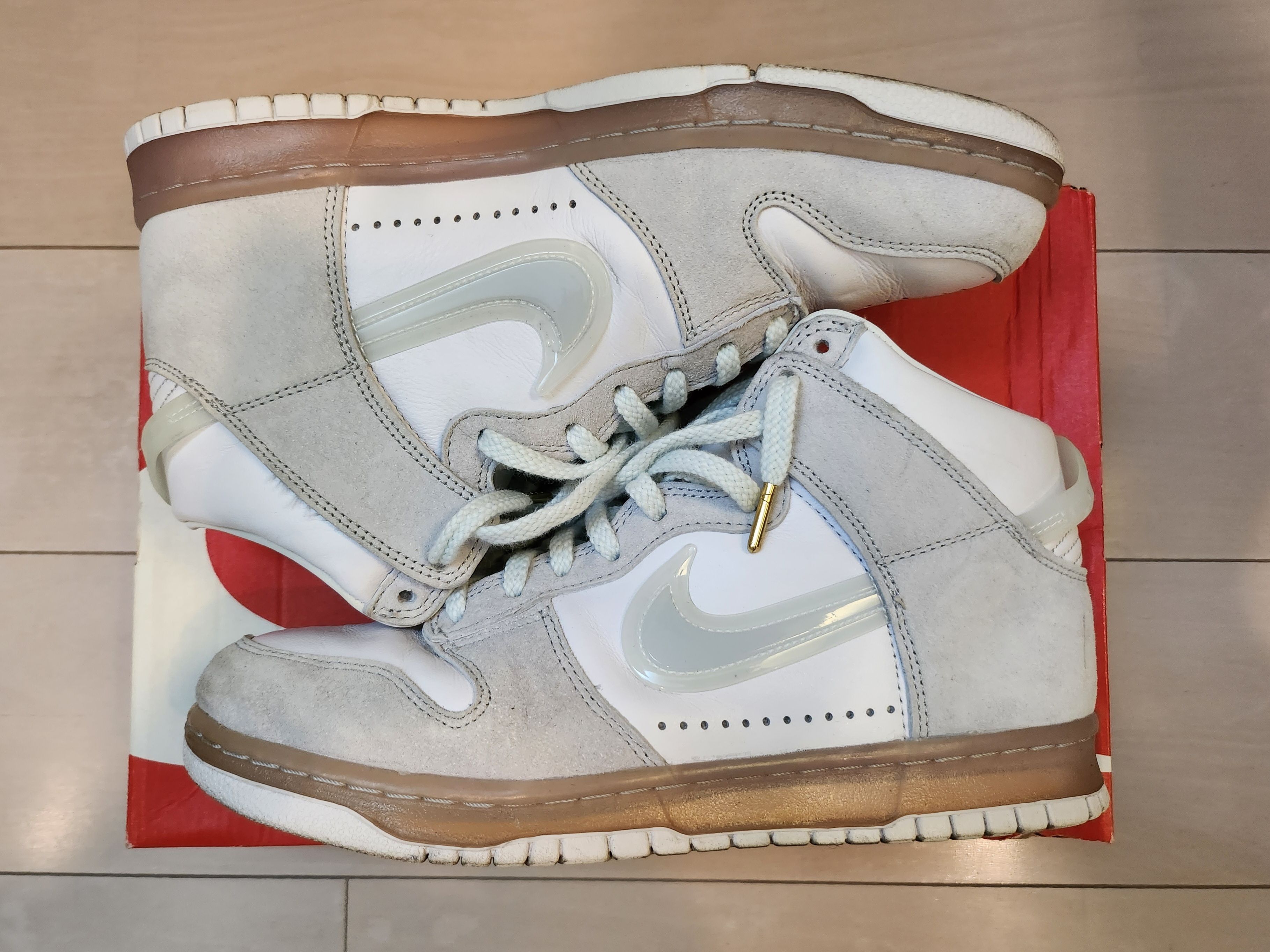 SLAM JAM x NIKE DUNK HIGH "WHITE/CLEAR PURE PLATINUM"