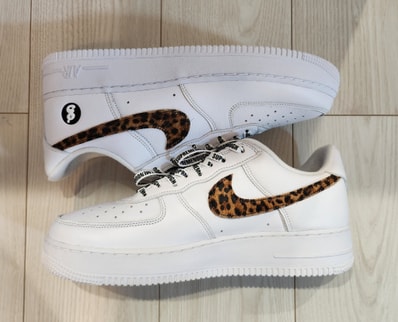 GOODENOUGH × Supreme × Nike Air Force 1 Low "White/Leopard" (25SS Week15)
