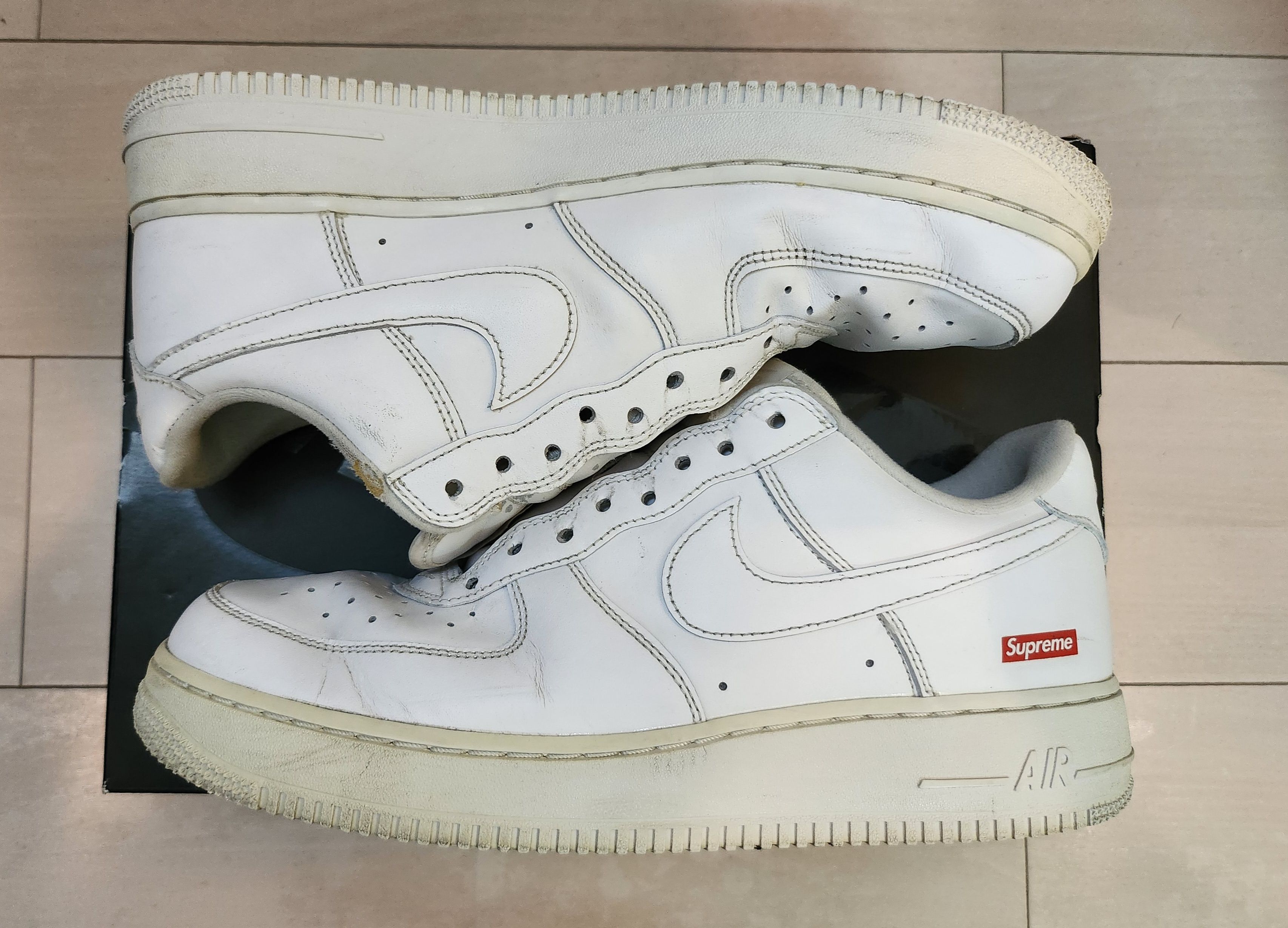 Supreme × Nike Air Force 1 Low "White"
