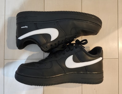 Supreme × Nike Air Force 1 Low "Black/White"