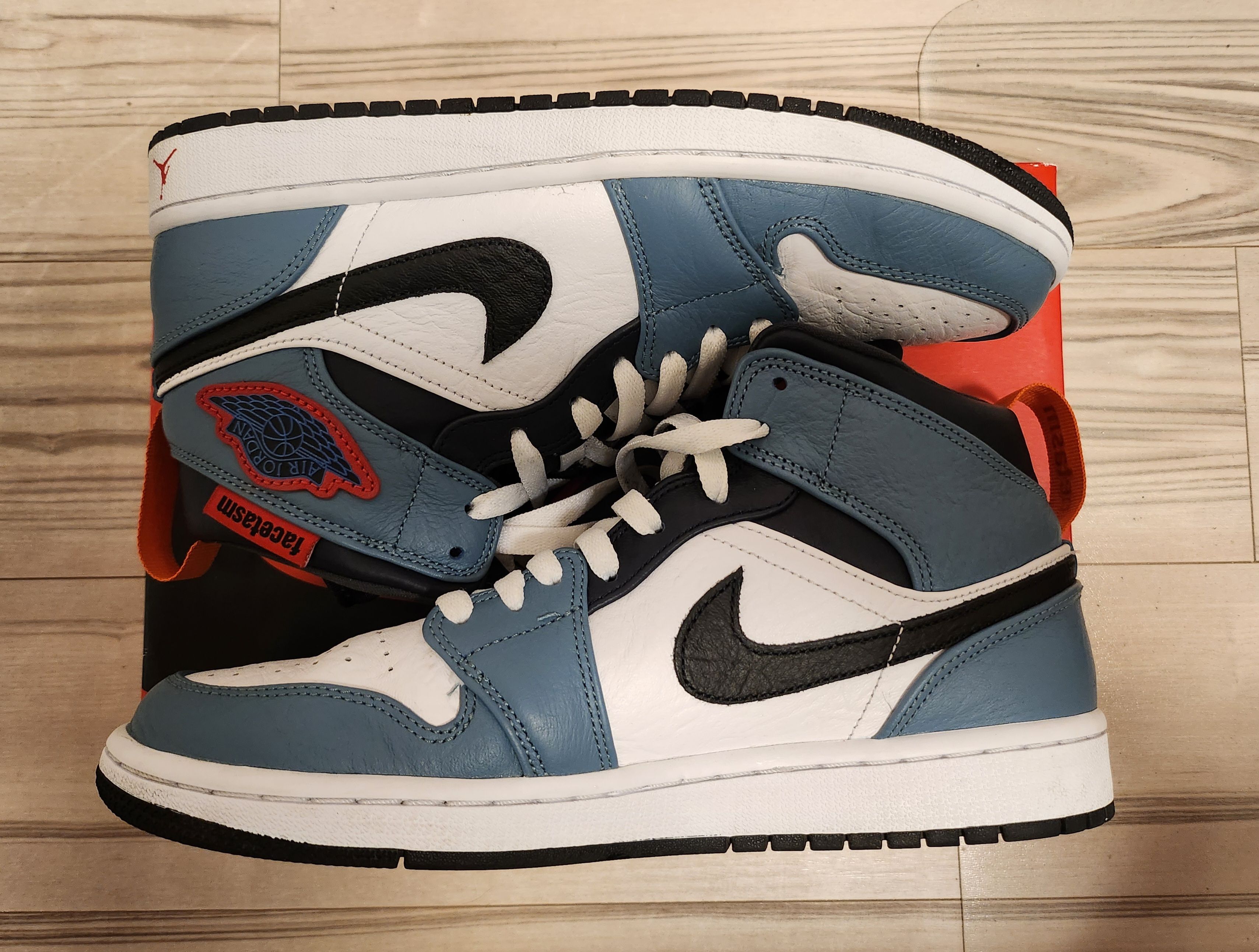 FACETASM × Nike Air Jordan 1 Mid "White/Navy"