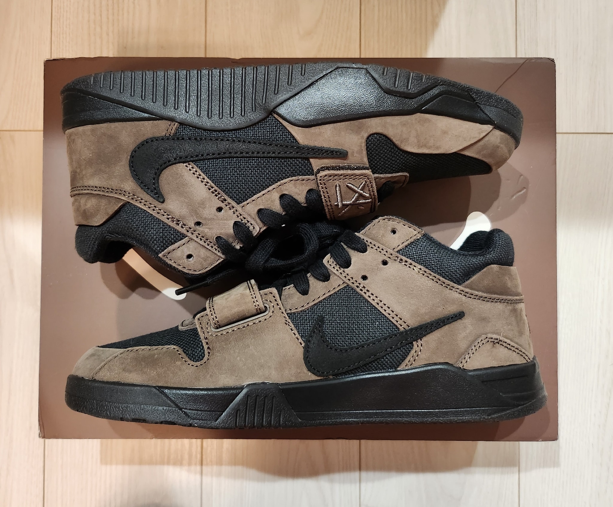 Travis Scott × Nike Jordan Jumpman Jack TR CJ1 T-Rexx "Black and Dark Mocha"