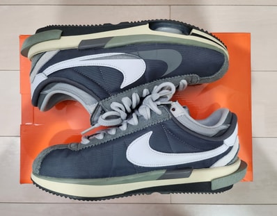sacai × Nike Zoom Cortez "Iron Grey"