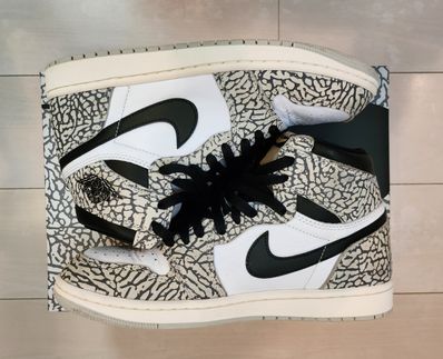 Nike Air Jordan 1 High OG "White Cement/Safari"