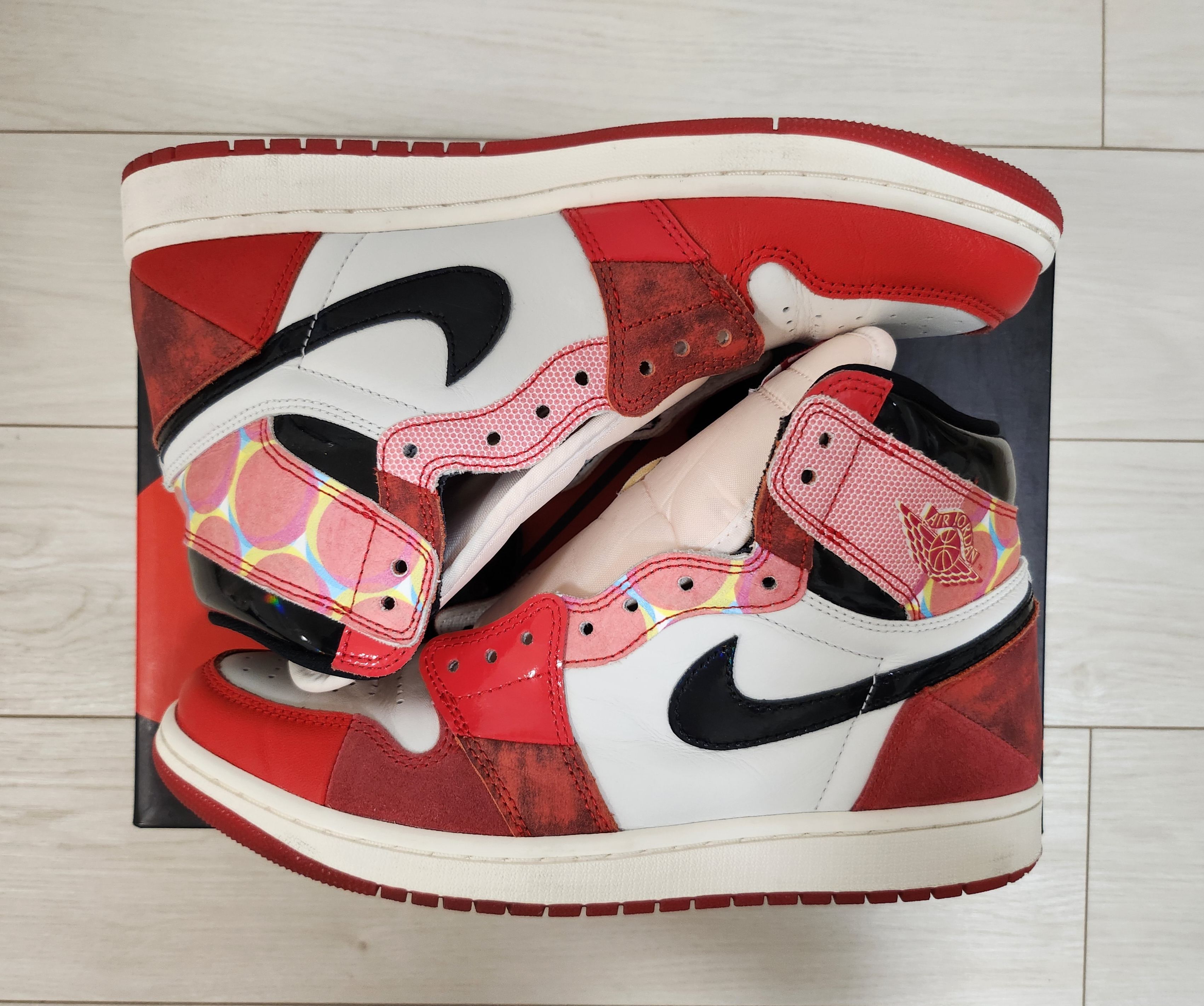 Spider-Man × Nike Air Jordan 1 Retro High OG SP "Spider-Man: Across the Spider-Verse/University Red"