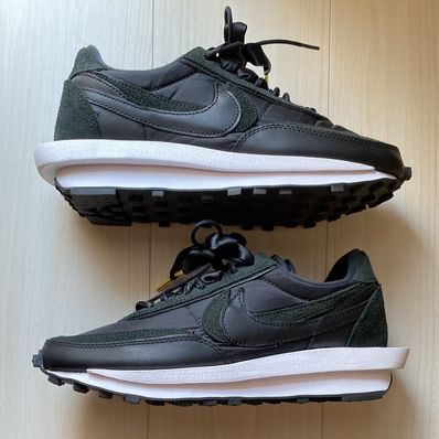 sacai × Nike LDV Waffle "Triple Black"