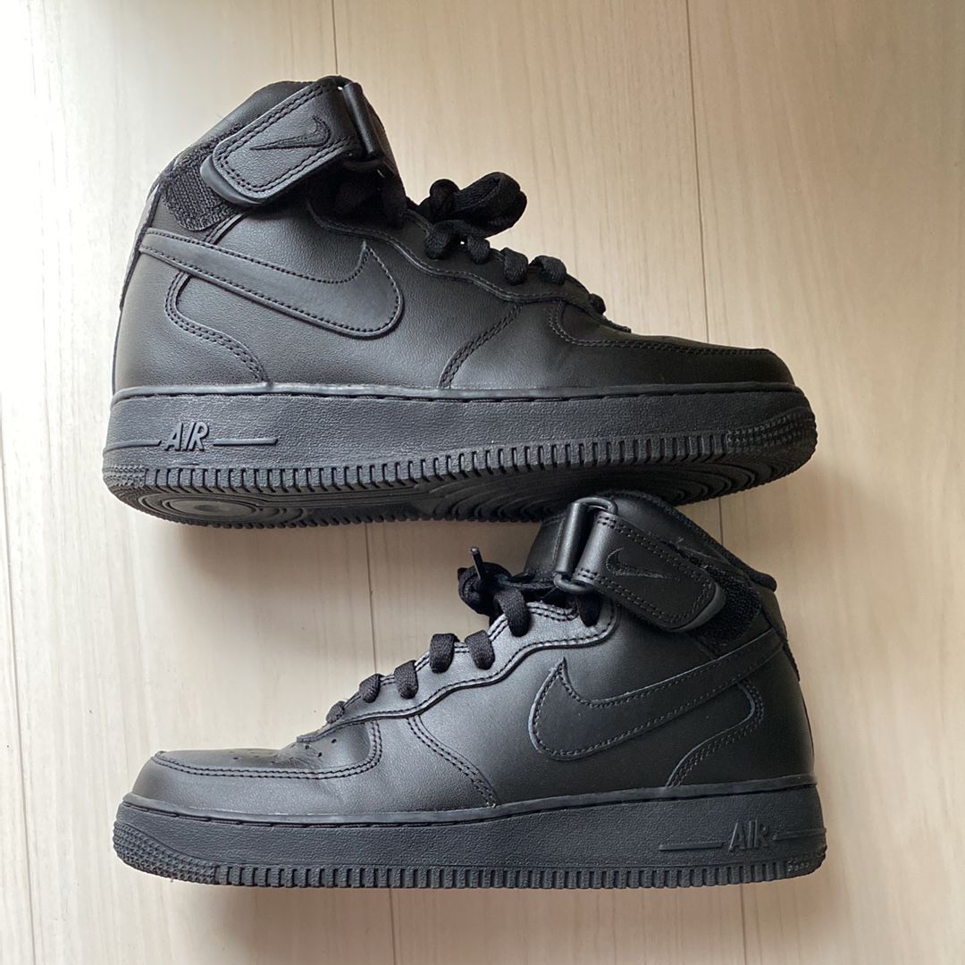 Nike Air Force 1 Mid '07 "Black/Black" (315123-001/CW2289-001)