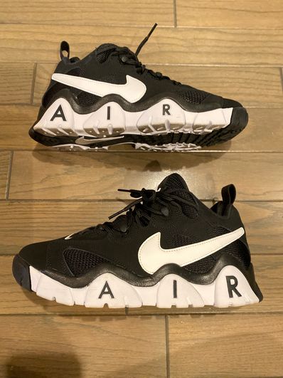 NIKE AIR BARRAGE LOW "BLACK/WHITE"