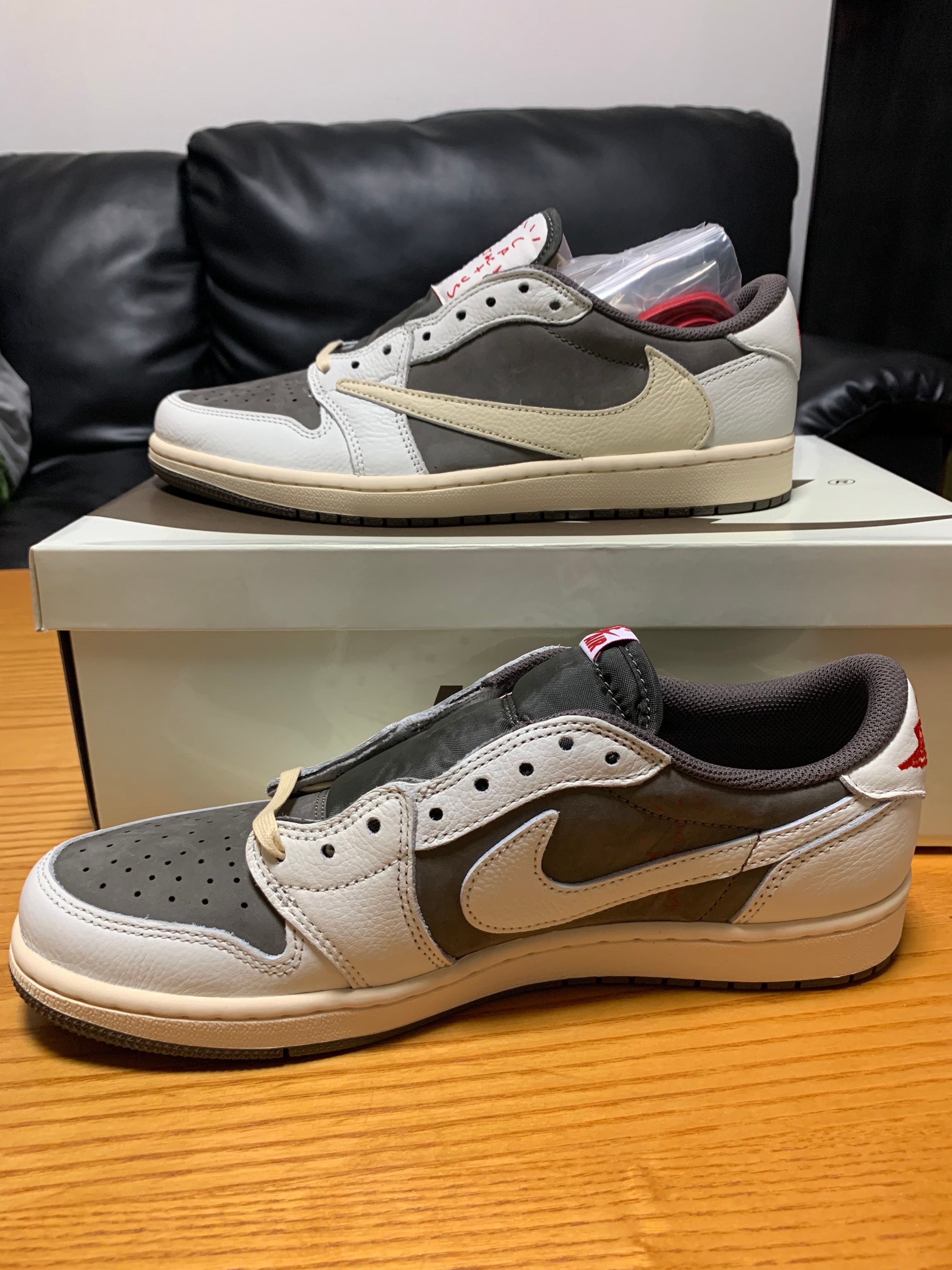 Travis Scott × Nike Air Jordan 1 Low OG SP "Reverse Mocha/Sail and Ridgerock"