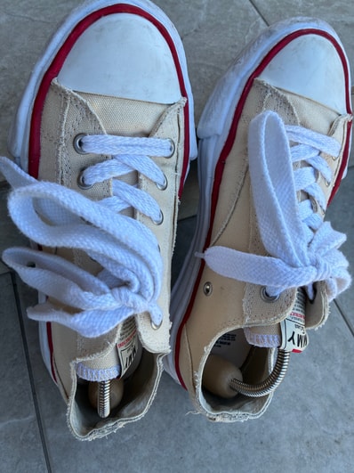 Maison MIHARA YASUHIRO PETERSON OG Sole Canvas Low-top Sneaker "Natural"