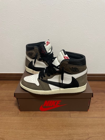 Travis Scott × Nike Air Jordan 1 Retro High OG TS SP "Sail/Dark Mocha"