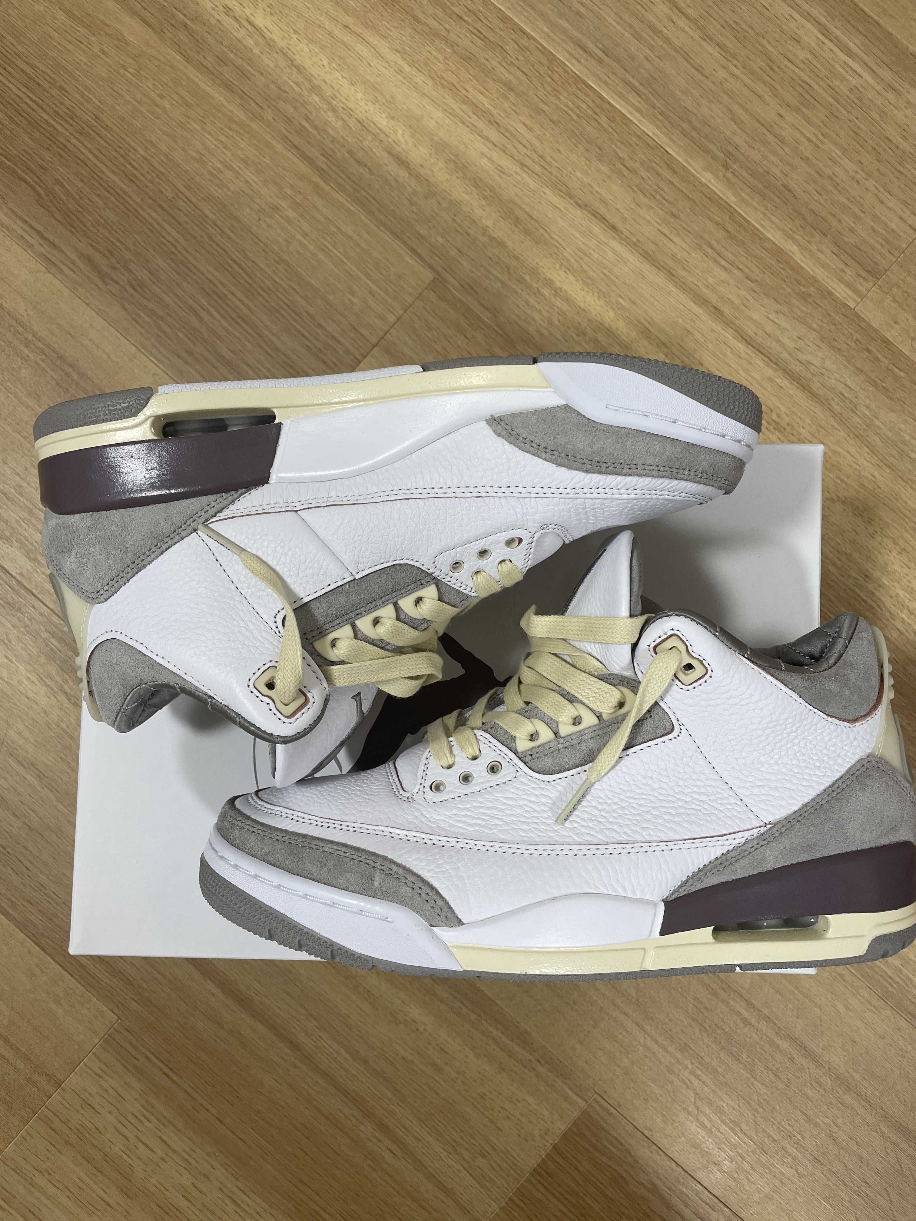 A Ma Maniere × Nike Women's Air Jordan 3 Retro SP "White/Medium Grey Violet Ore"