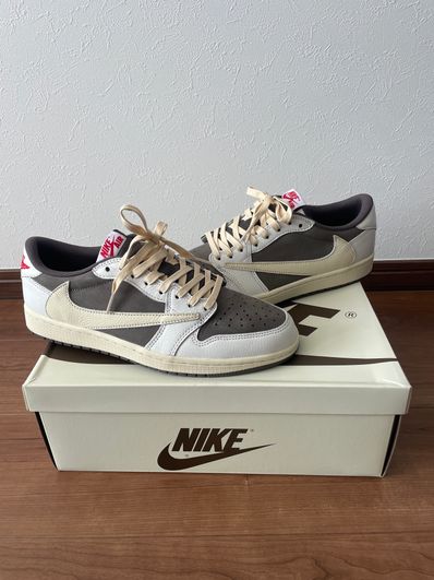 Travis Scott × Nike Air Jordan 1 Low OG SP "Reverse Mocha/Sail and Ridgerock"