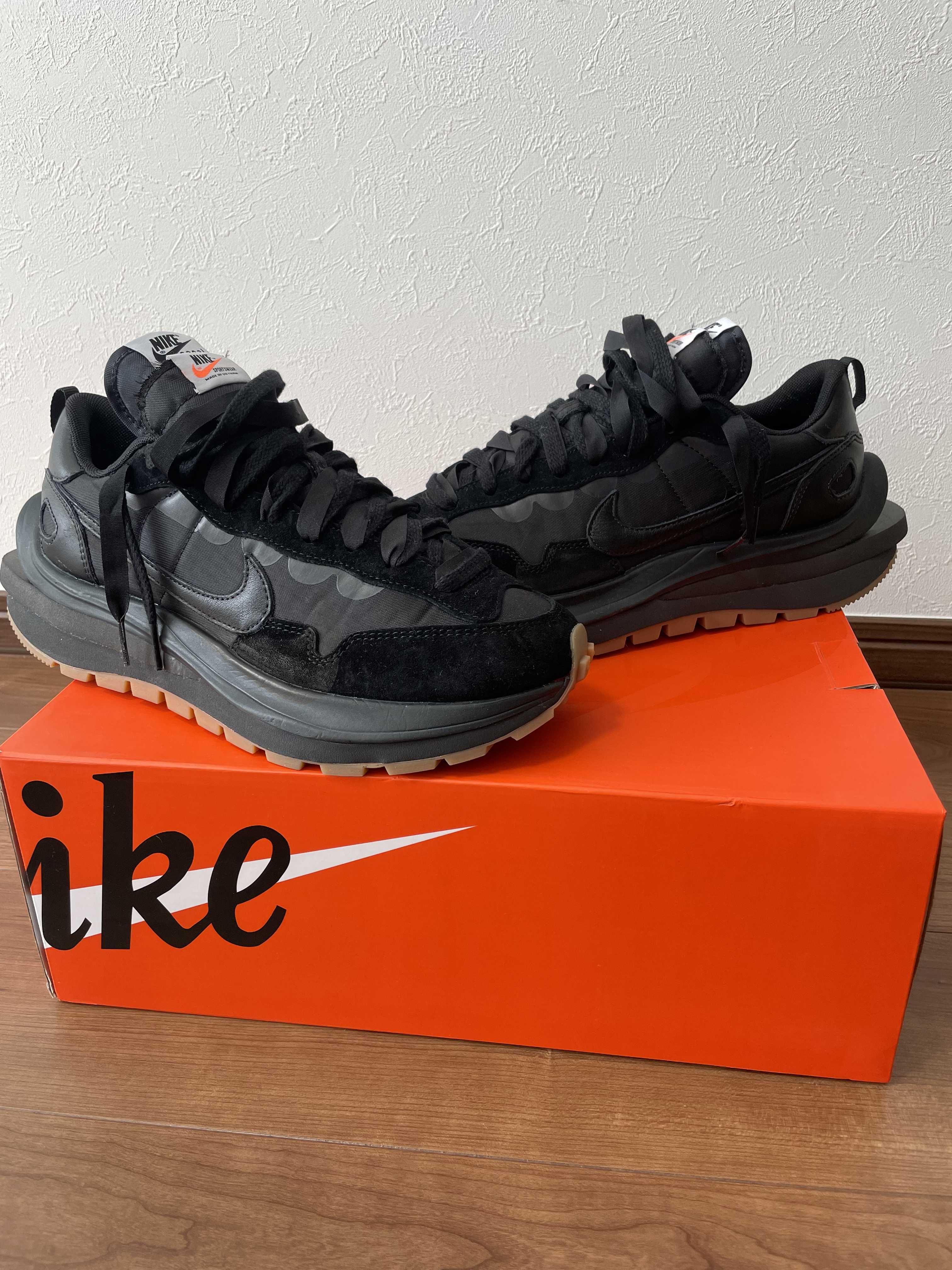 sacai × Nike VaporWaffle "Black Gum"