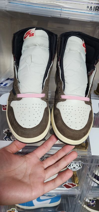 Travis Scott × Nike Air Jordan 1 Retro High OG TS SP "Sail/Dark Mocha"