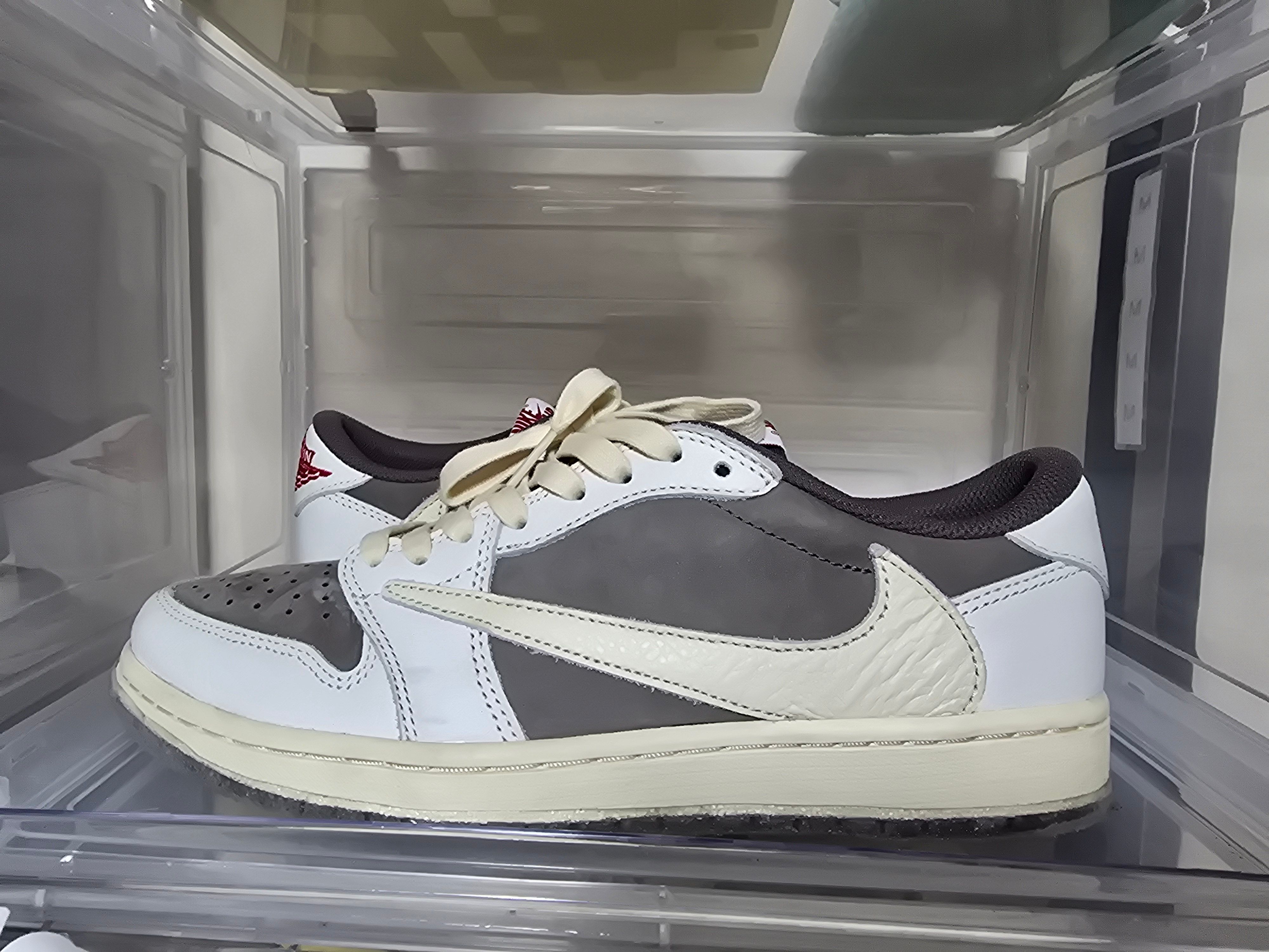 Travis Scott × Nike Air Jordan 1 Low OG SP "Reverse Mocha/Sail and Ridgerock"