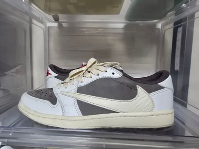 Travis Scott × Nike Air Jordan 1 Low OG SP "Reverse Mocha/Sail and Ridgerock"