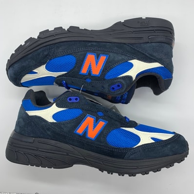 KITH × New Balance 993 Madison Square Garden "Navy/Princess Blue"