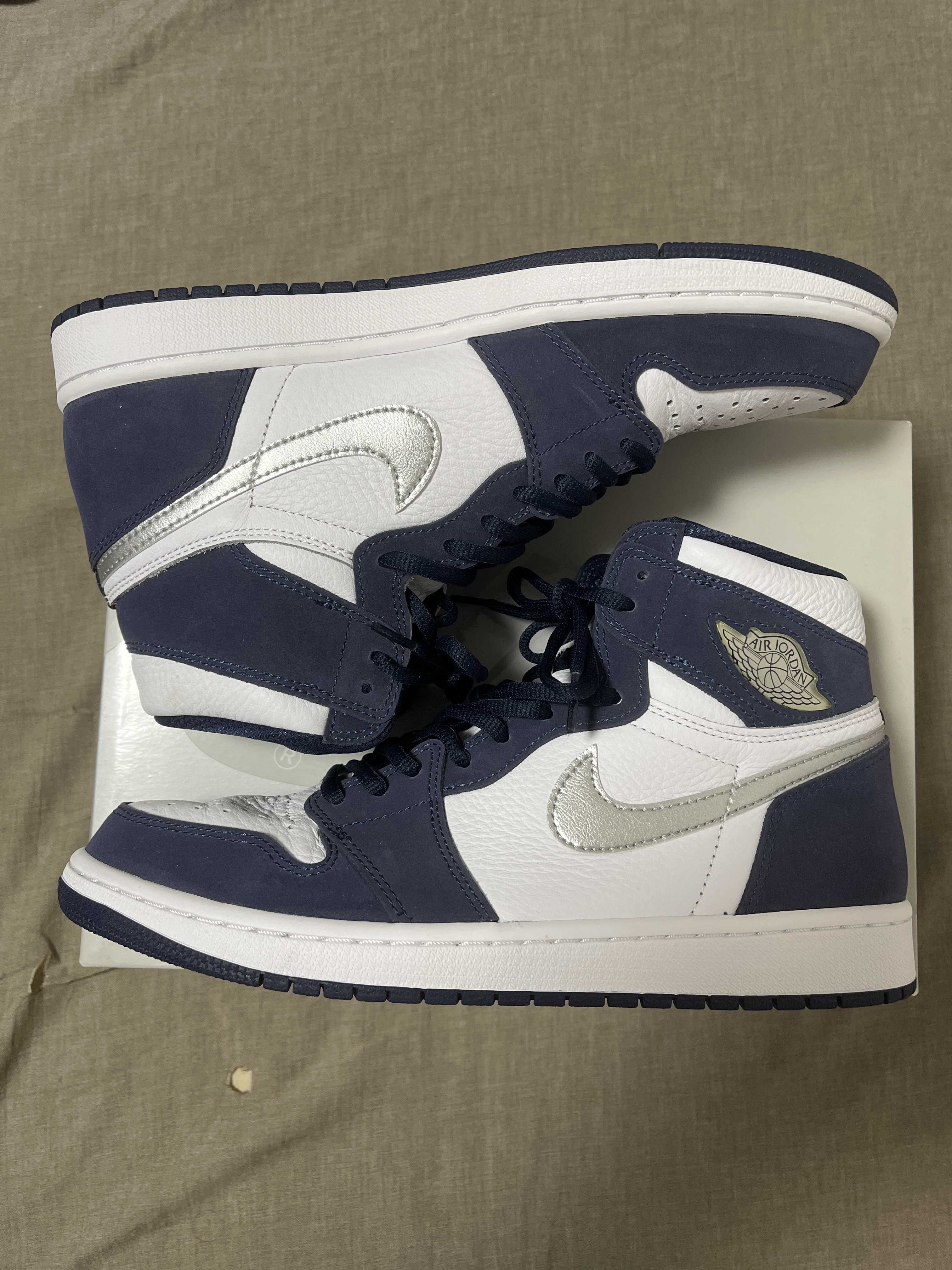 Nike Air Jordan 1 High OG CO.JP "White/Midnight Navy" (2020)(ブリーフケースなし)