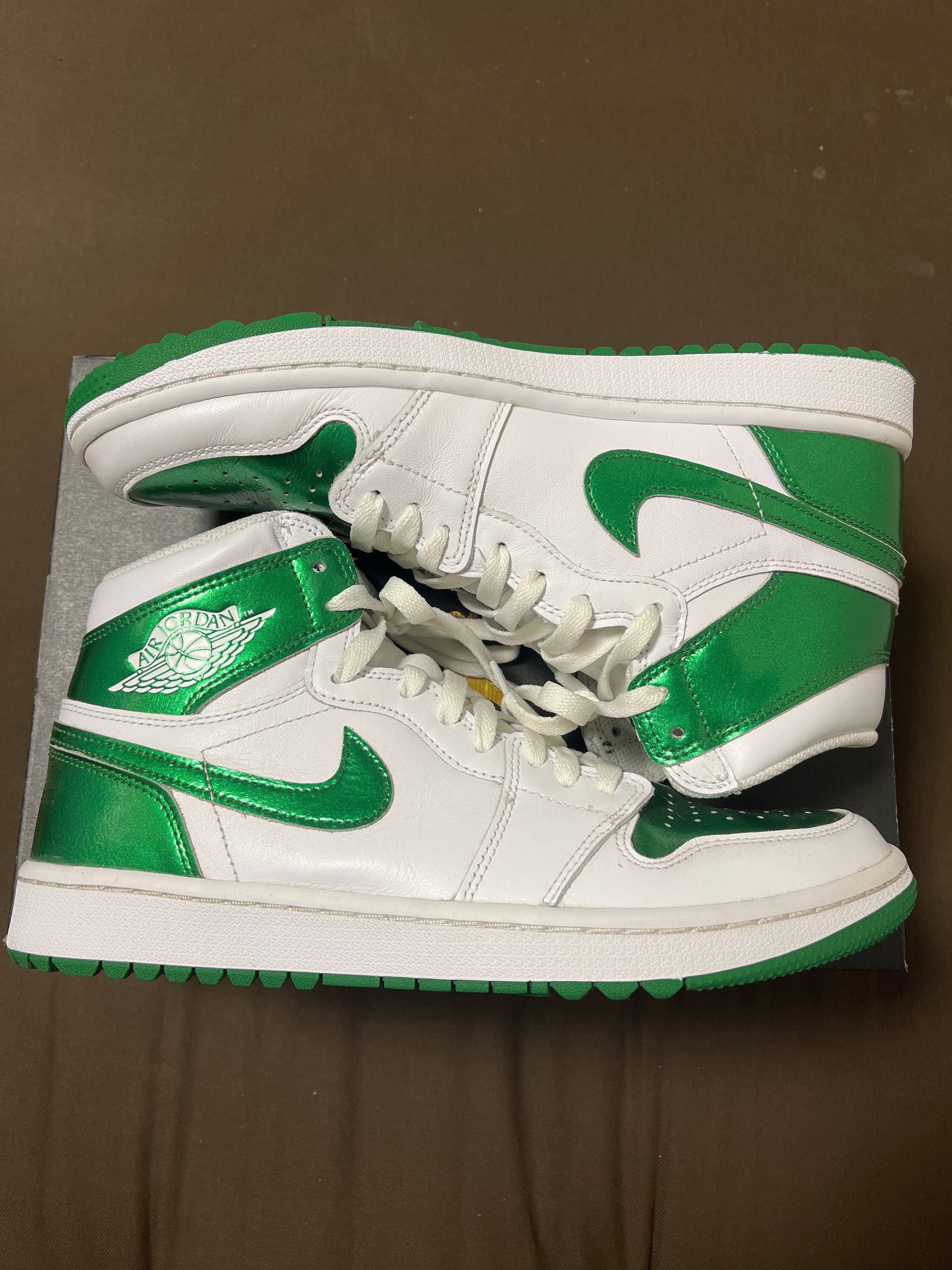Nike Air Jordan 1 High Golf "Metallic Green"