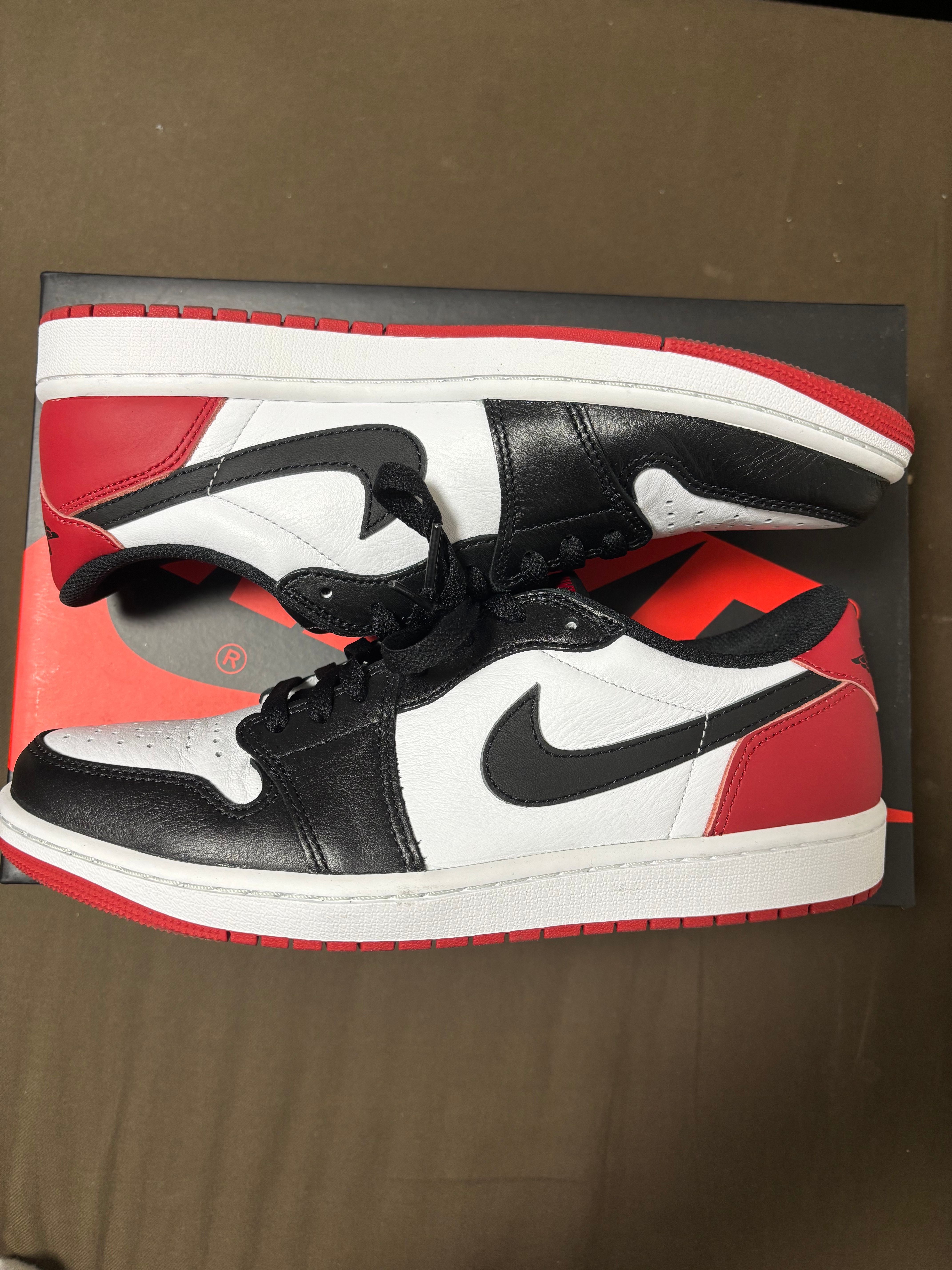 Nike Air Jordan 1 Retro Low OG "Black Toe"