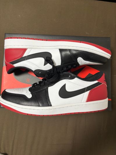 Nike Air Jordan 1 Retro Low OG "Black Toe"