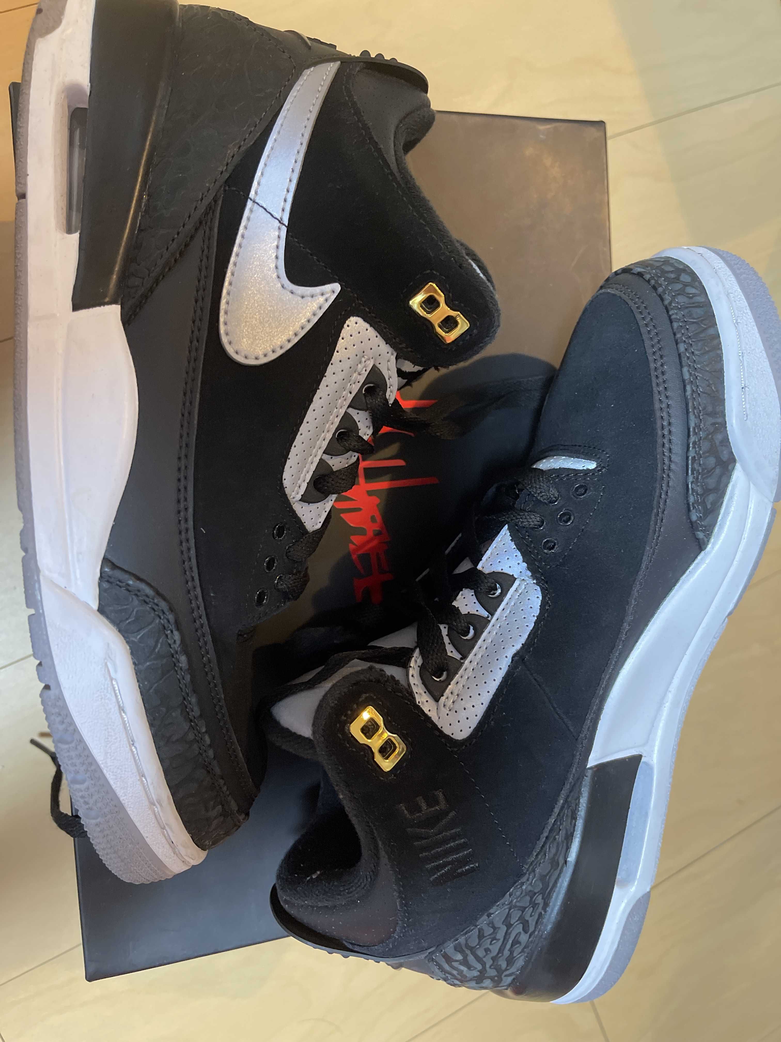 Nike Air Jordan 3 Retro Tinker "Black/Cement Grey"