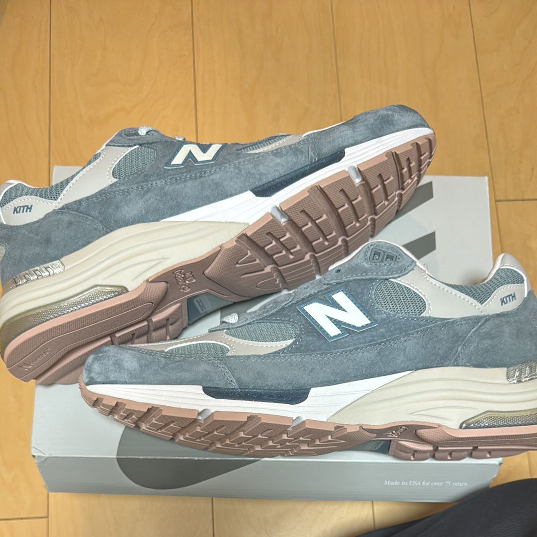 KITH × New Balance 992 "Aegean Blue/Shadow Gray"