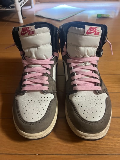 Travis Scott × Nike Air Jordan 1 Retro High OG TS SP "Sail/Dark Mocha"