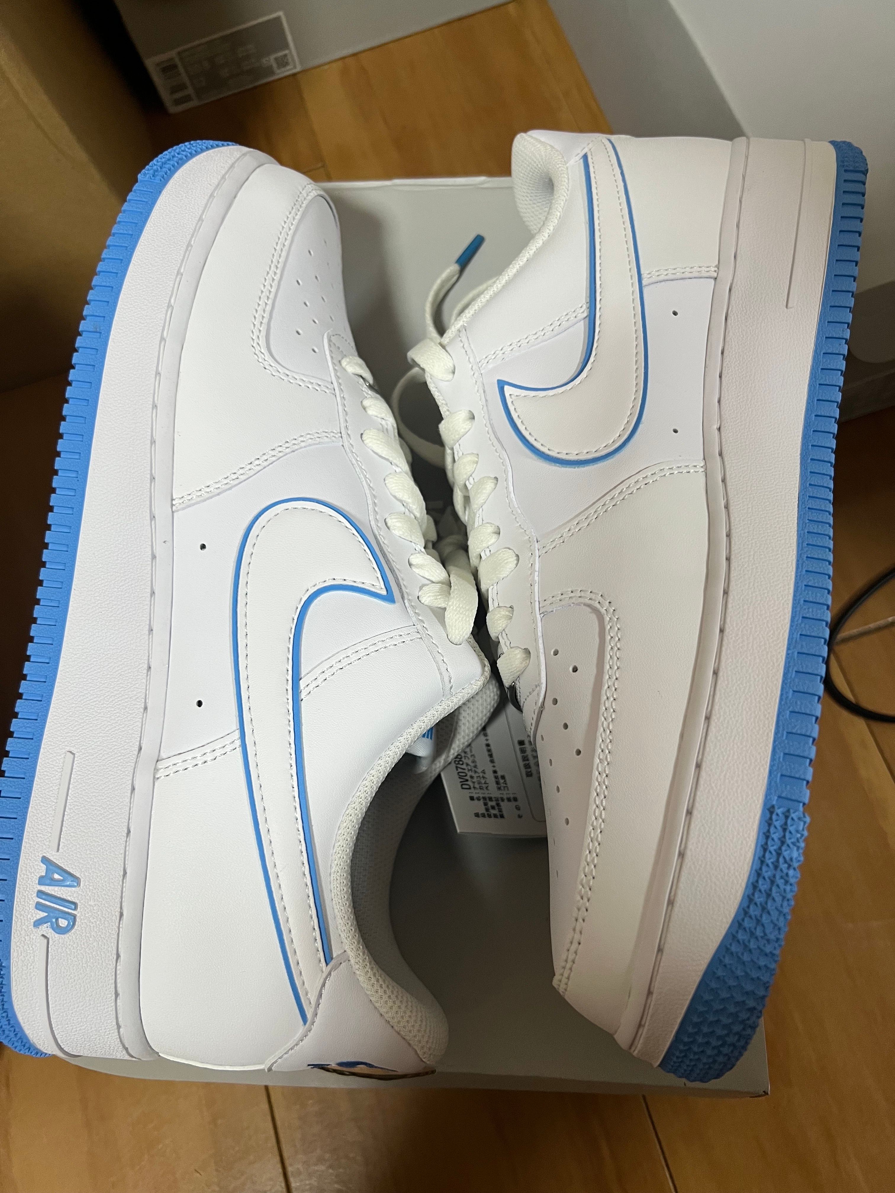 Nike Air Force 1 Low "White and University Blue"