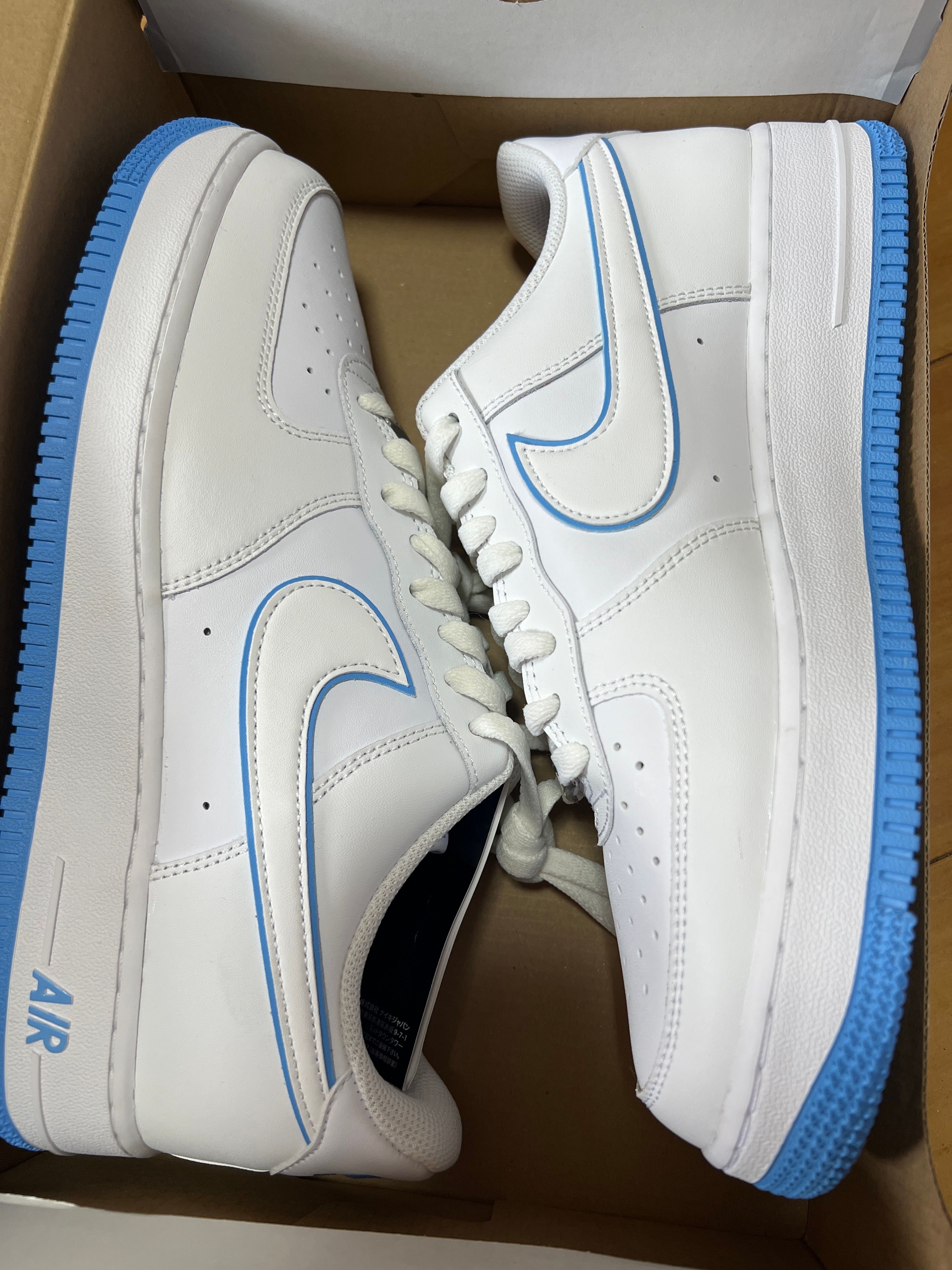 Nike Air Force 1 Low "White and University Blue"