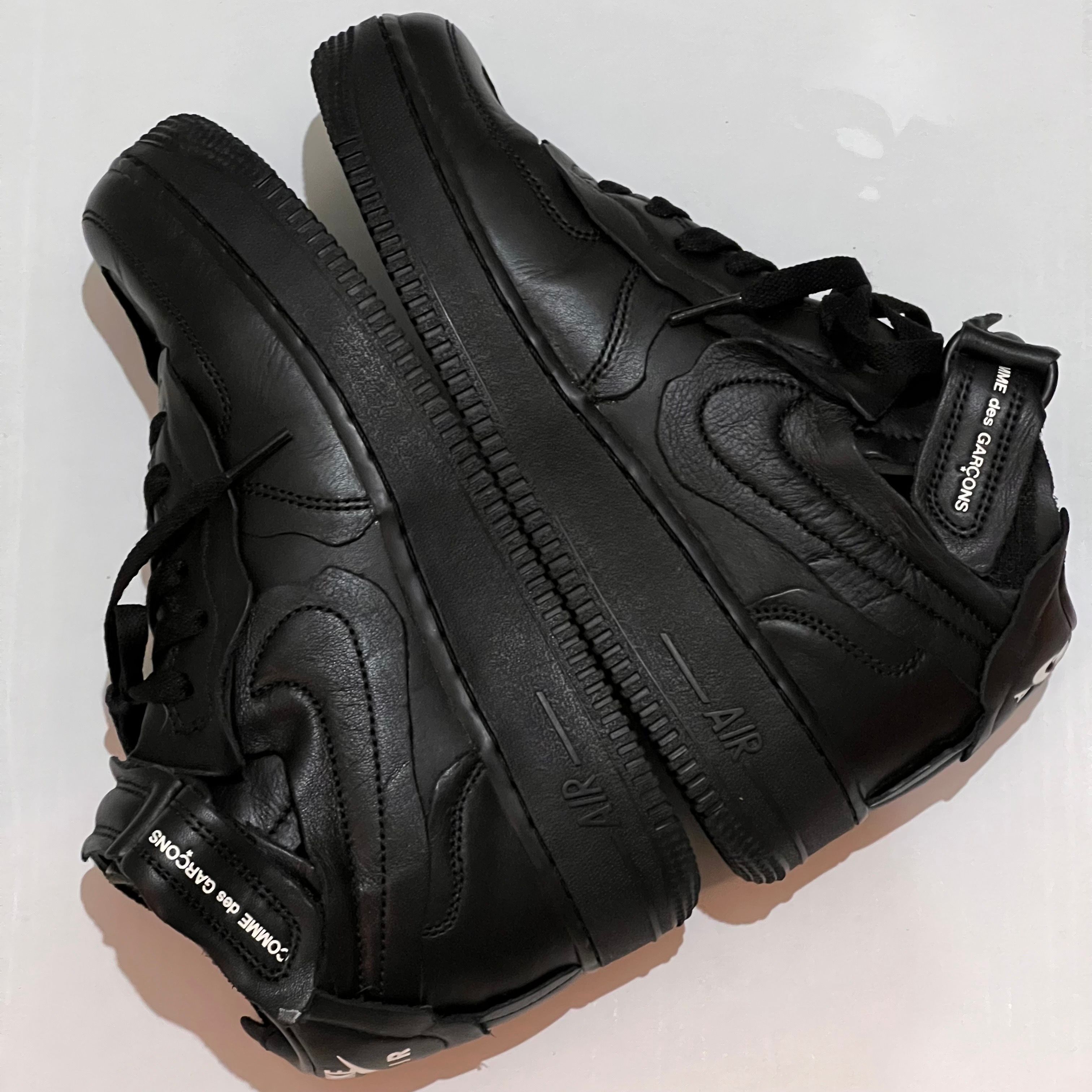 COMME des GARCONS × NIKE AIR FORCE 1 MID "BLACK"